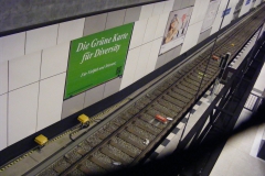 Grüne Karte für Diversity am Berliner Hauptbahnhof