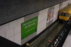 Grüne Karte für Diversity am Berliner Hauptbahnhof