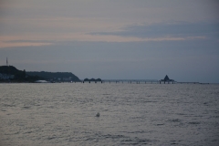 Blick auf die Seebrücken